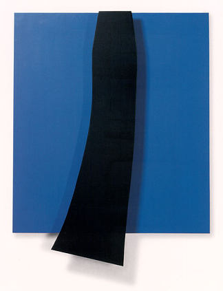 蓝底黑字 Black over Blue (1963)，埃斯沃兹·凯利