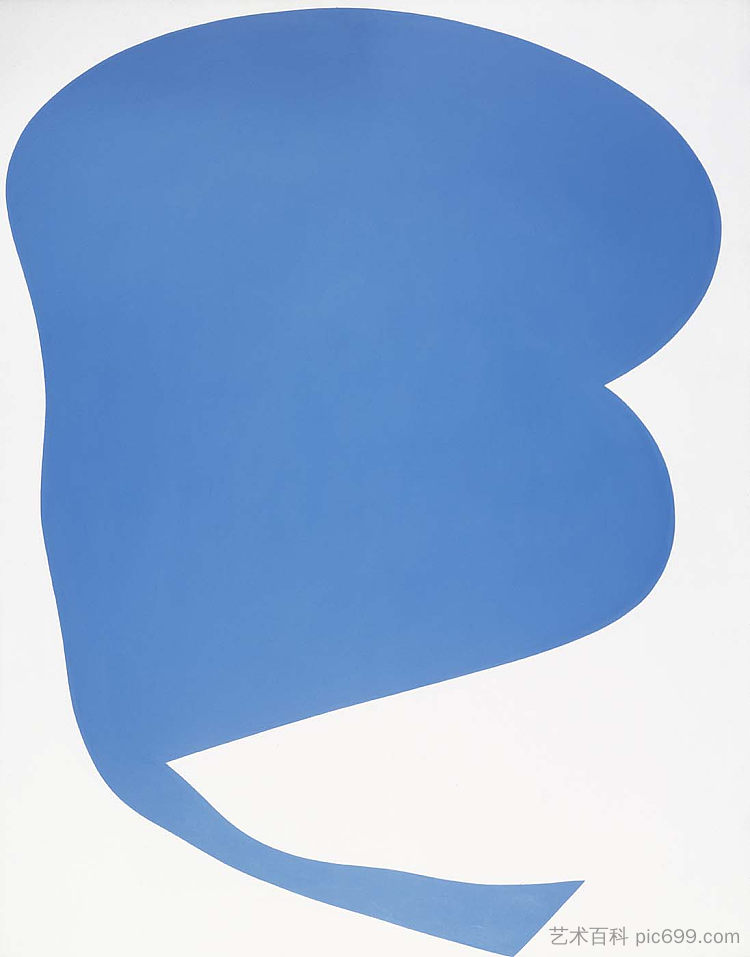 白底蓝字 Blue on White (1961),埃斯沃兹·凯利