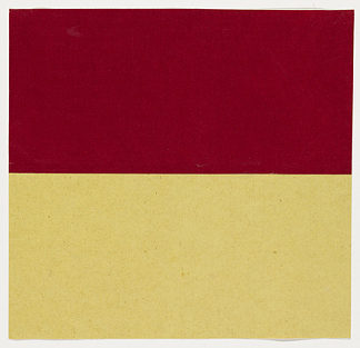 红色和黄色 Red and Yellow (1951)，埃斯沃兹·凯利