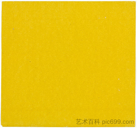 系列中的黄色 线形颜色 Yellow from the series Line Form Color (1951)，埃斯沃兹·凯利