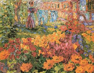 花园 Flower Garden (1908)，埃米尔·诺尔迪