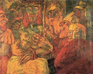 嘲弄基督 Mocking of Christ (1909)，埃米尔·诺尔迪