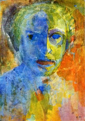 自画像 Self-portrait (1912)，埃米尔·诺尔迪