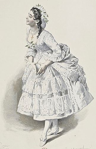 苏珊娜，来自《费加罗的婚姻》 Suzanne, from ”The marriage of Figaro” (1876)，埃米尔·贝亚德