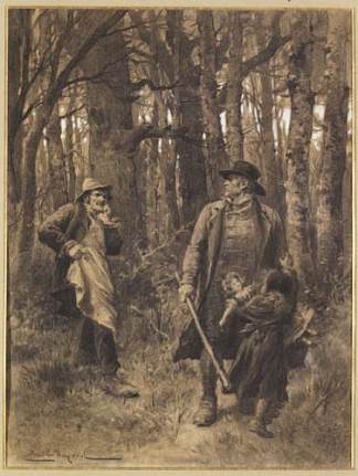 珂赛特被绑架 The kidnapping of Cosette (c.1879 – 1882)，埃米尔·贝亚德