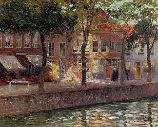 泽兰运河 Canal in Zeeland (1899)，埃米尔·克劳斯