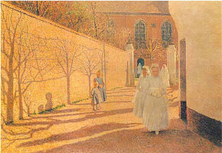 第一次圣餐 First Communion (1893)，埃米尔·克劳斯