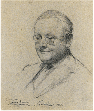 让-路易·伯廷的肖像 Portrait of Jean-Louis Burtin (1928)，埃米尔·弗里安特