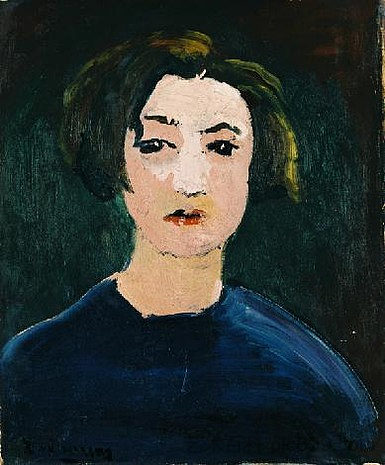 自画像 Autoportrait (c.1910)，艾蜜莉·查米