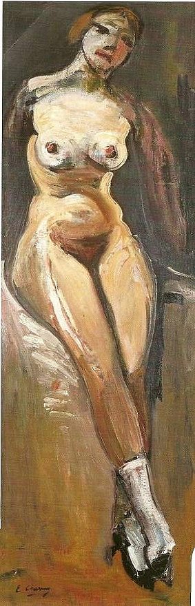 大裸体 Large Nude (1912)，艾蜜莉·查米