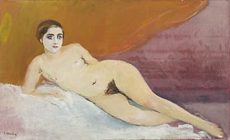 斜倚女性裸体 Reclining Female Nude (1921)，艾蜜莉·查米