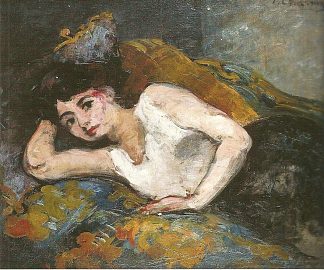 躺着的女人 Reclining Woman (1900)，艾蜜莉·查米