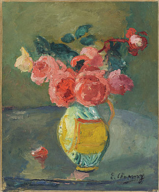 玫瑰 Roses (c.1914)，艾蜜莉·查米