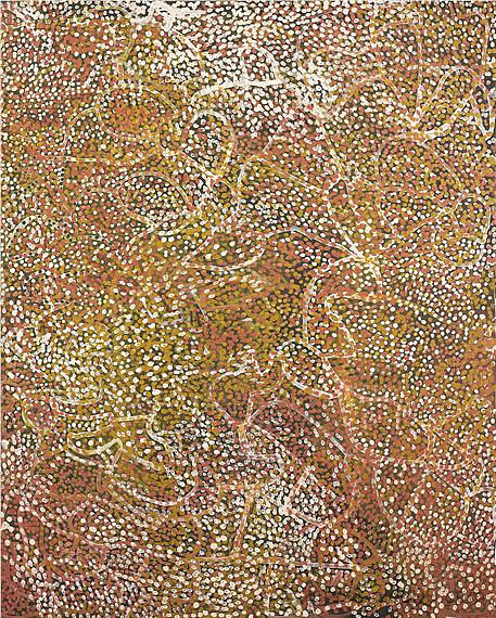 阿纳蒂:布什马铃薯 Anatye: Bush Potato (1989),Emily Kame Kngwarreye