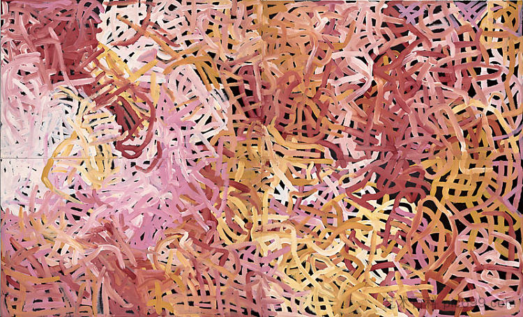 大山药 Big Yam (1996),Emily Kame Kngwarreye