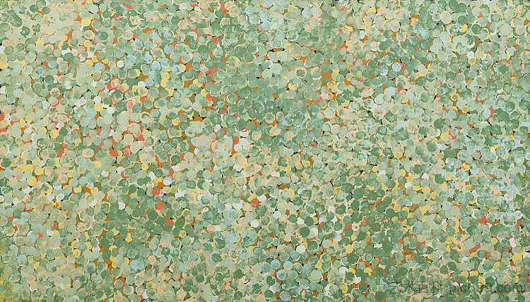 冬季后的沙漠 Desert After Wintertime,Emily Kame Kngwarreye