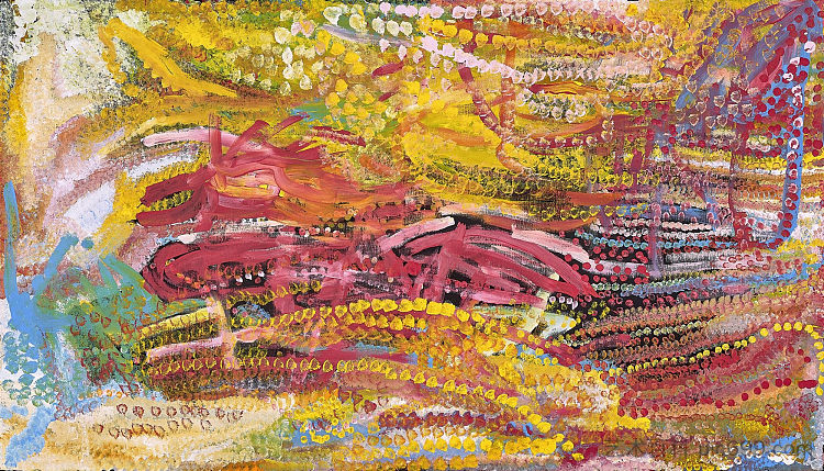 梅恩(一切) Merne (Everything) (1996),Emily Kame Kngwarreye