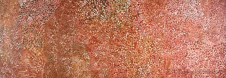 无题（阿尔哈尔克） Untitled (Alhalker) (1992)，Emily Kame Kngwarreye