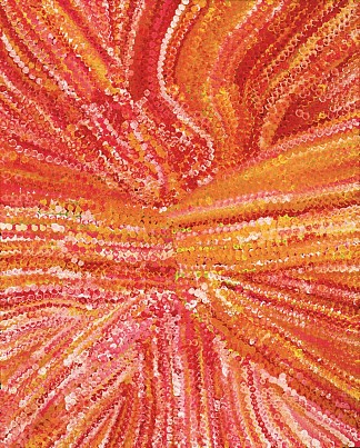 无题（野花梦） Untitled (Wildflower Dreaming) (1992)，Emily Kame Kngwarreye