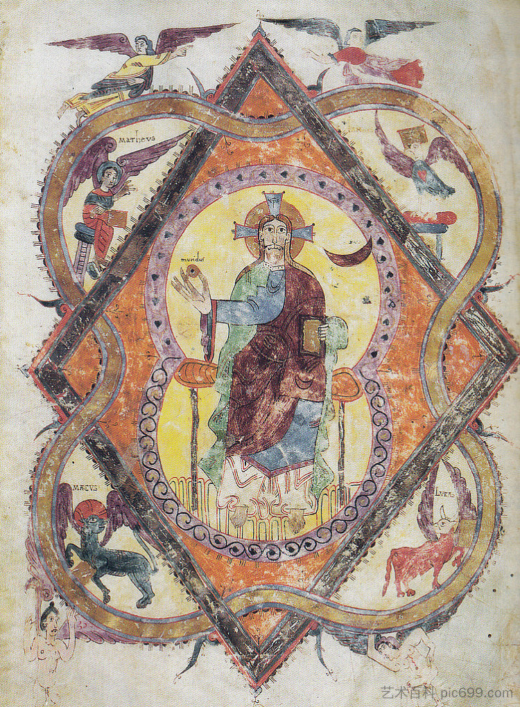 多米尼舞厅 Maiestas Domini (c.975),恩德