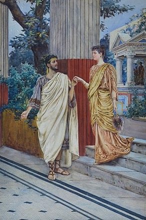 古罗马的场景 Scene of ancient Rome (1894)，恩里科·纳尔迪