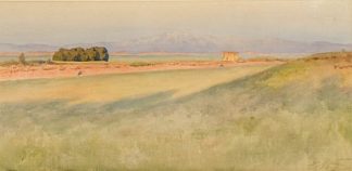 罗马坎帕尼亚的景色 View of the Roman Campagna，恩里科·纳尔迪