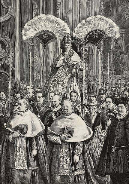 教皇利奥十三世被抬上手势椅 Pope Leo XIII being carried on Gestatorial Chair (1891 - 1892)，恩里科·纳尔迪
