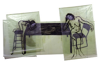 画桌上的女孩 Girl on a Drawing Table (1978)，埃里克·菲舍尔