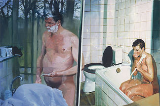 克雷费尔德项目浴室场景 2 Krefeld Project Bathroom Scene 2 (2003)，埃里克·菲舍尔