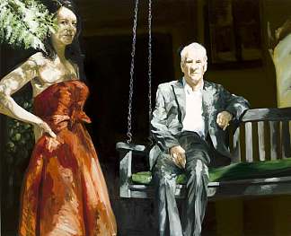 一对夫妇史蒂夫和安妮在洛杉矶的肖像 Portrait of a Couple Steve and Anne in LA (2008)，埃里克·菲舍尔