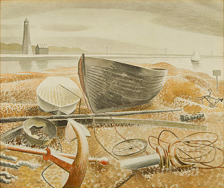 锚和船，黑麦 Anchor and Boats, Rye (1938)，艾里克·拉斐留斯