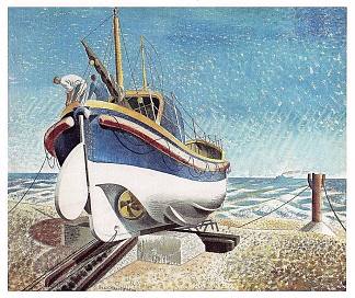 奥尔德堡救生艇 LIFEBOAT AT ALDEBURGH (1938)，艾里克·拉斐留斯