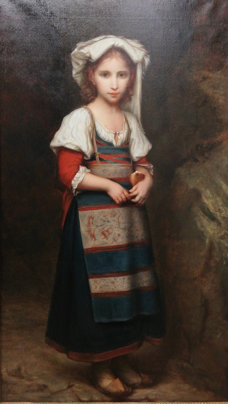 帕斯夸·玛丽亚的肖像 Portrait of Pasqua Maria，欧内斯特·赫伯特