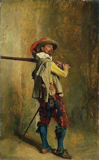 火枪手。路易十三时代 A Musketeer. Time of Louis XIII，欧内斯特·梅索尼埃