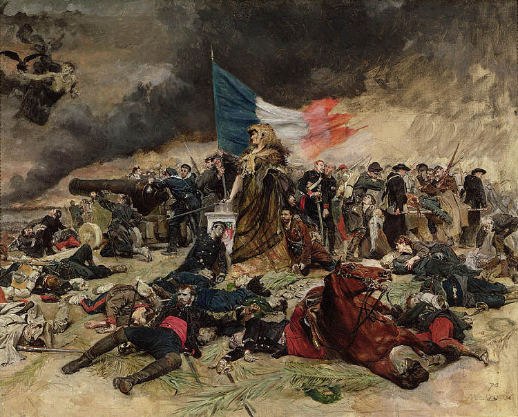 巴黎围城战的寓言 Allegory of the Siege of Paris，欧内斯特·梅索尼埃