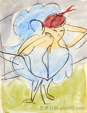 舞蹈家 Dancer (1911 - 1912),恩斯特·路德维希·克尔希纳