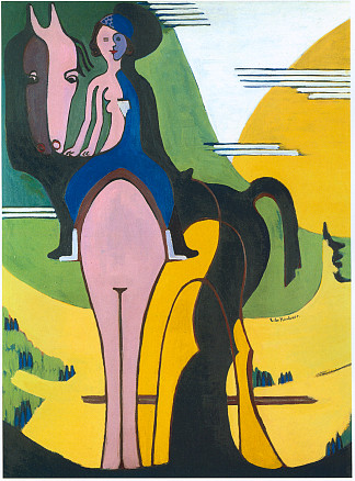 女骑士 Female Rider (1931 – 1932)，恩斯特·路德维希·克尔希纳
