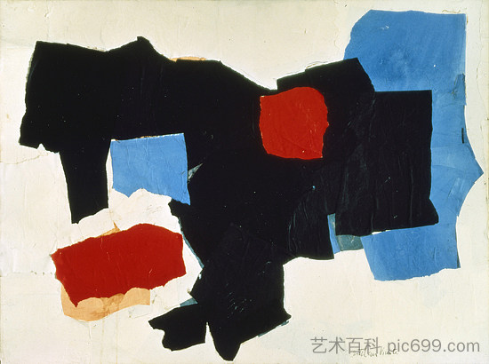 蓝色、红色、黑色和白色 Blue, Red, Black, and White (1961)，埃斯特伯·文森特