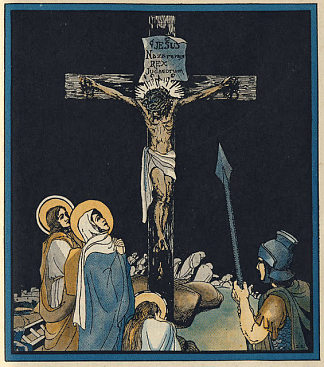 受难 The Crucifixion (1940)，埃丝特·纽波特