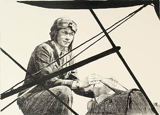 女子航空运输辅助队的宝琳·高尔上尉 Captain Pauline Gower of the Women’s Air Transport Auxiliary (1941)，埃塞尔·莱昂廷·加班
