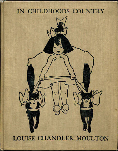 扉页来自《在童年乡村》（莫尔顿） Title page from In Childhoods Country (Moulton) (1896)，埃塞尔·里德