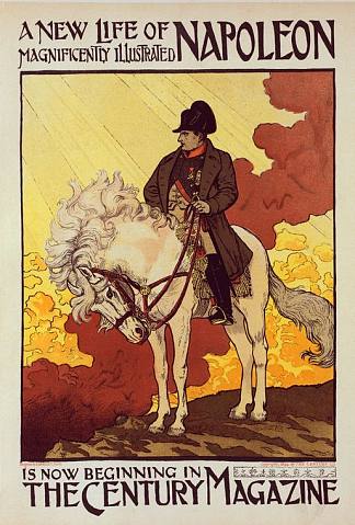 拿破仑世纪杂志海报 Affiche pour The Century Magazine, Napoléon，欧仁·格拉塞