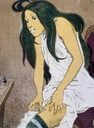 吗啡主义者 La Morphiniste (1897)，欧仁·格拉塞