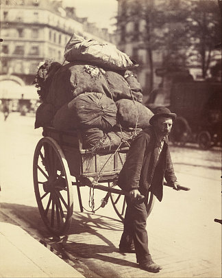 雪纺（拾荒者） Chiffonier (Ragpicker) (1901)，欧仁·阿吉特