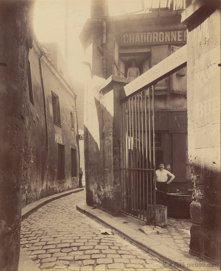 金属工人商店，会议通过 Metalworker's Shop, Passage De La Réunion，欧仁·阿吉特