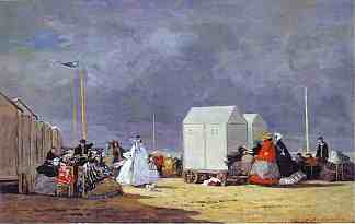 暴风雨来临 Approaching Storm (1864; France                     )，尤金·布丹