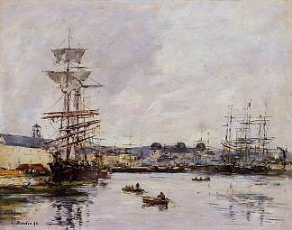 勒阿弗尔，卡西米尔·德拉维涅盆地 Le Havre, the Casimir Delavigne Basin (1892; France                     )，尤金·布丹