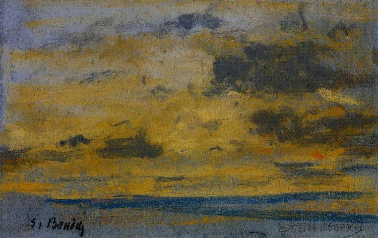 海景 Seascape,尤金·布丹