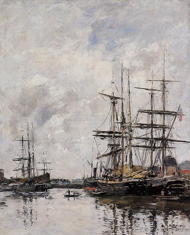 多维尔盆地 The Deauville Basin (1891; France  )，尤金·布丹