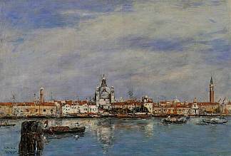 来自威尼斯扎特里的朱代卡 The Giudecca from The Zatteri, Venice，尤金·布丹